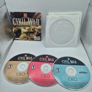 Civil War: A Nation Divided Activision The History Channel (3 Disc) PC